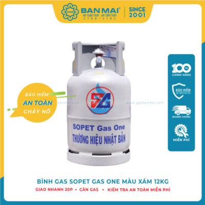 Giá Bình Gas SOPET Gas One Xám 12kg Chính Hãng Tốt Nhất 2026