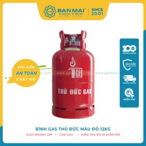 Bình Gas Thủ Đức Đỏ 12kg Chính Hãng