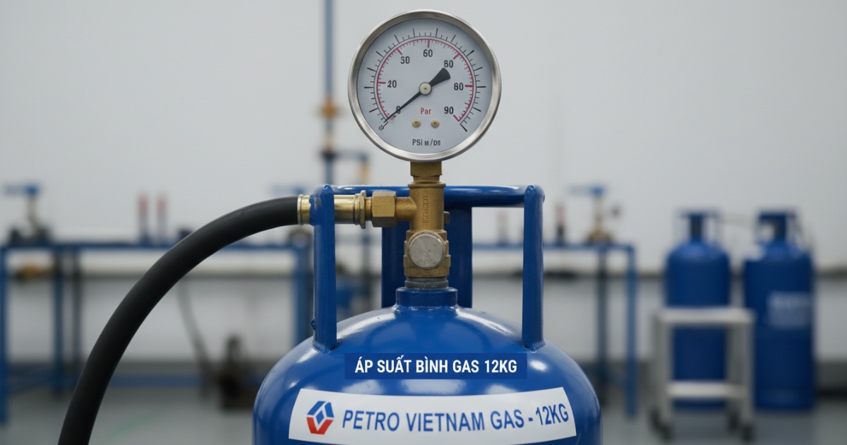 áp suất bình gas 12kg
