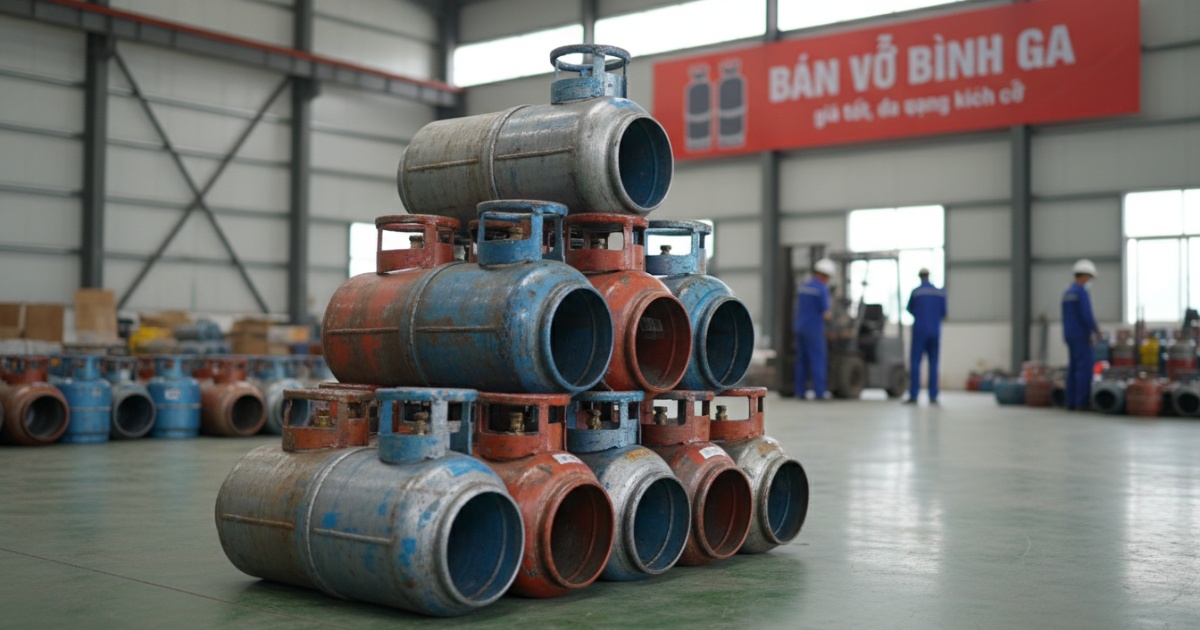 bán vỏ bình ga