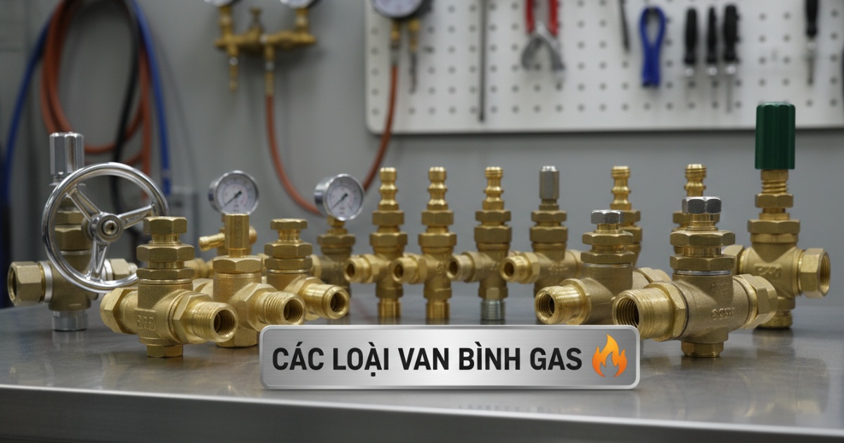 các loại van bình gas
