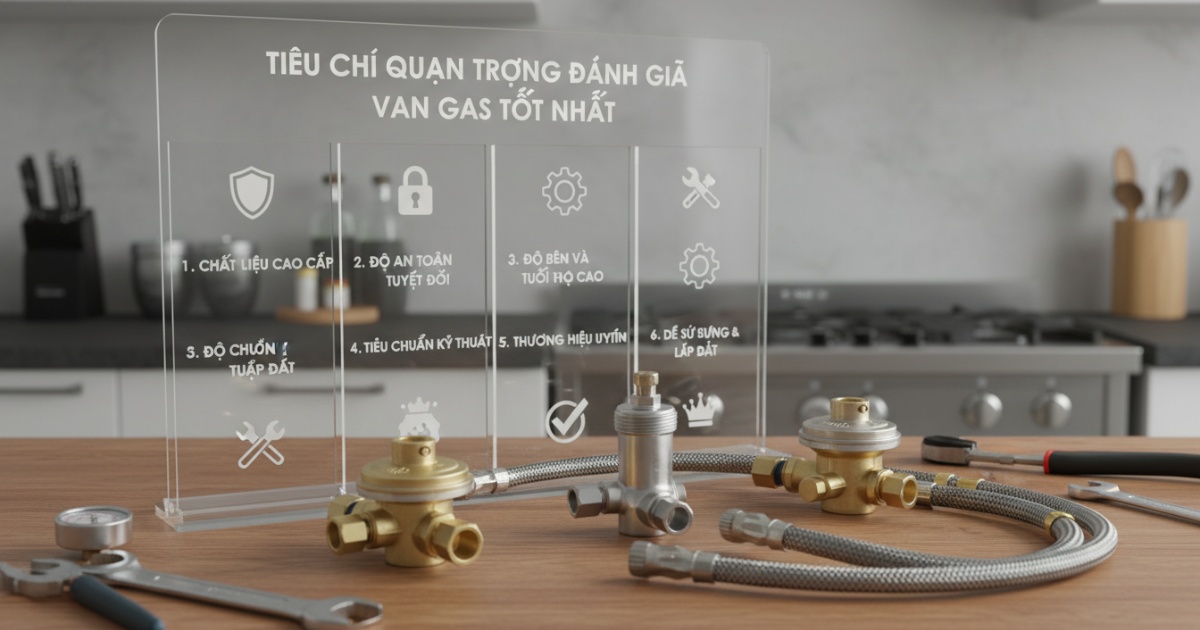 Các tiêu chí quan trọng để đánh giá van gas loại nào tốt nhất
