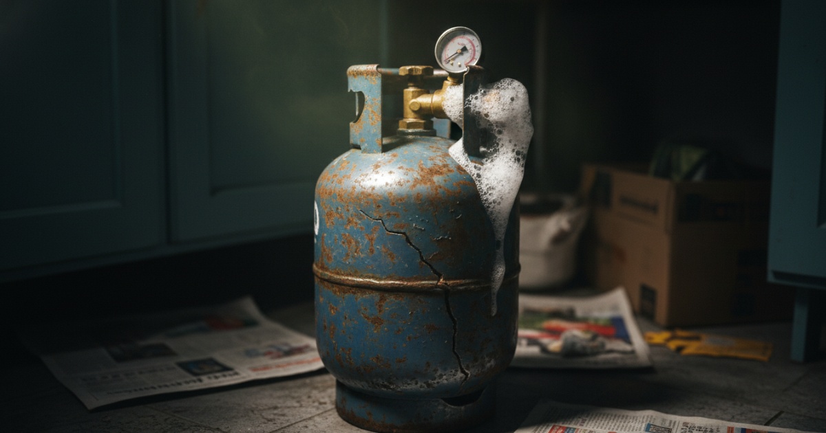 Cách nhận biết áp suất bình gas 12kg đang ở mức nguy hiểm