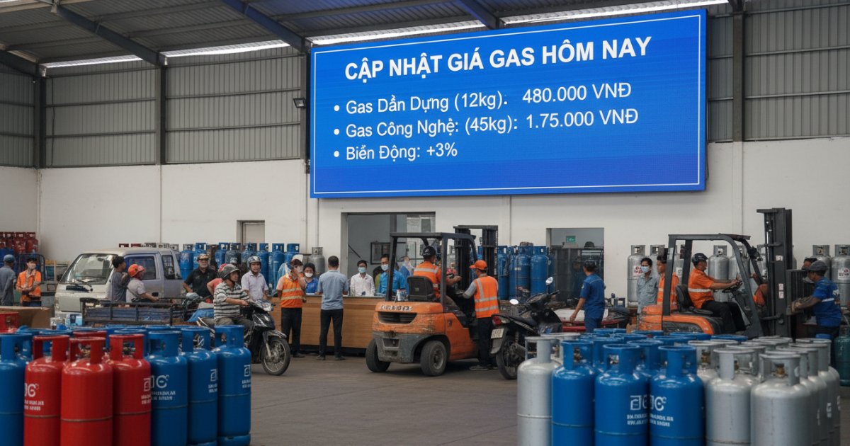 Cập nhật thông tin về giá các loại gas trên thị trường hiện nay
