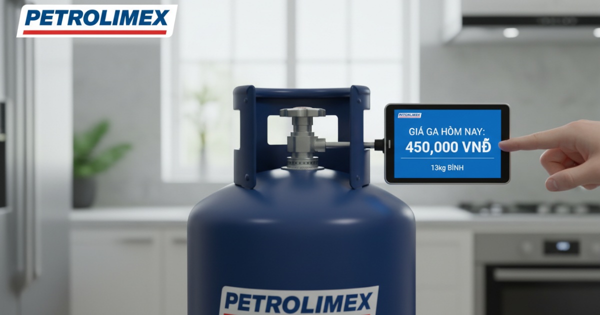 giá ga Petrolimex bình 13kg hôm nay