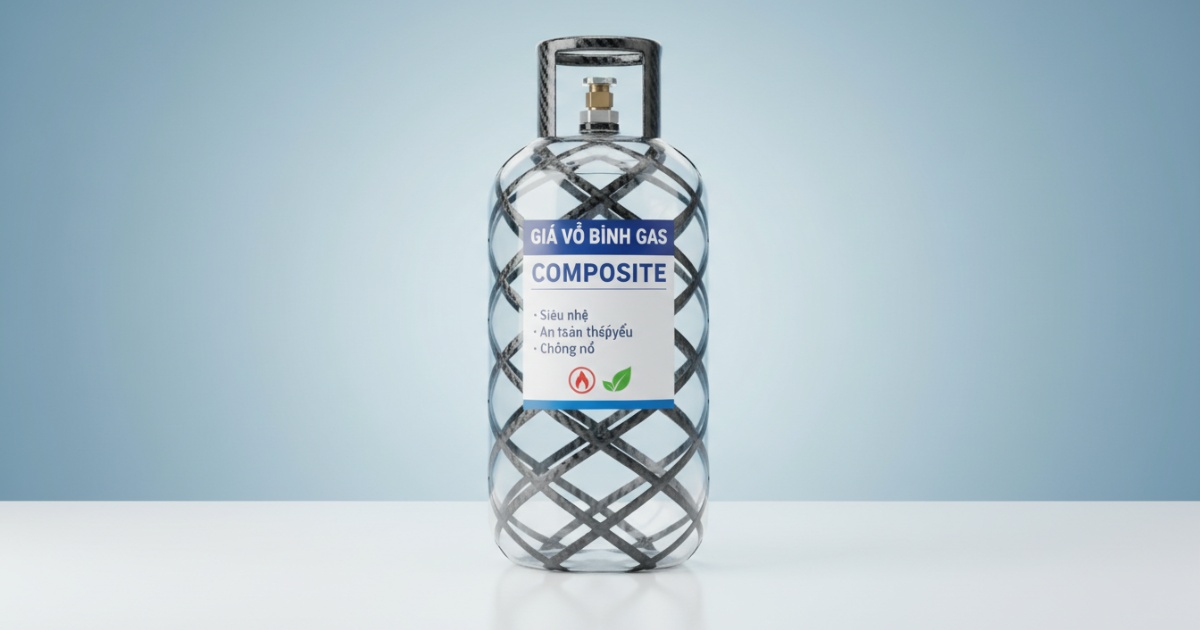 giá vỏ bình gas composite
