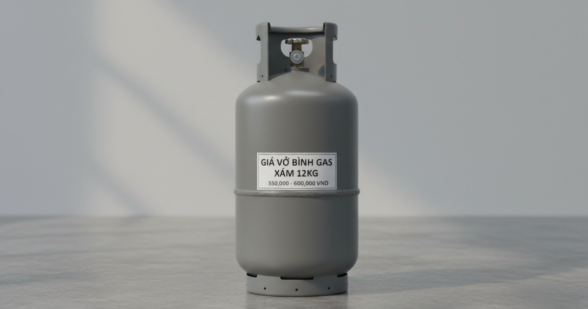 giá vỏ bình gas xám 12kg