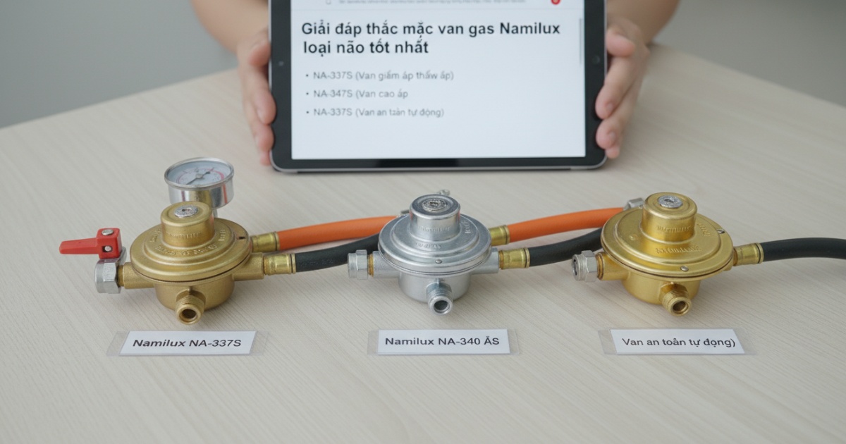 Giải đáp thắc mắc van gas Namilux loại nào tốt nhất