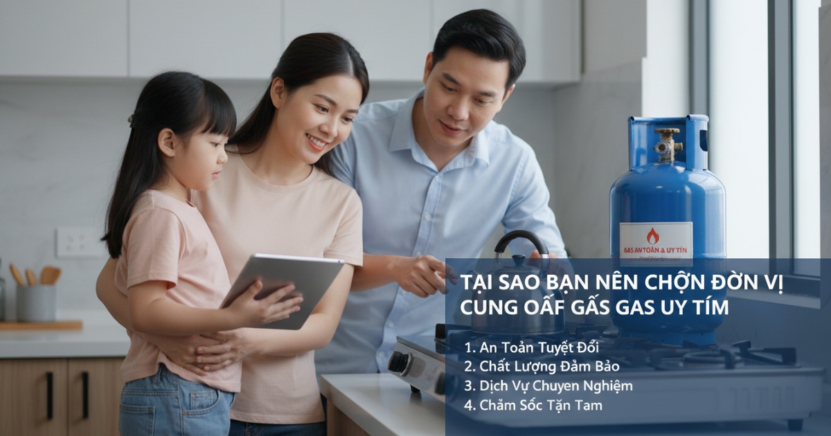 Tại sao bạn nên lựa chọn đơn vị cung cấp gas uy tín