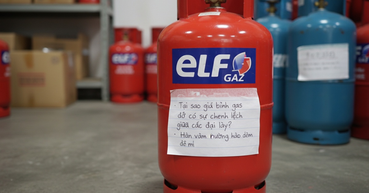 Tại sao giá bình gas ELF đỏ có sự chênh lệch giữa các đại lý