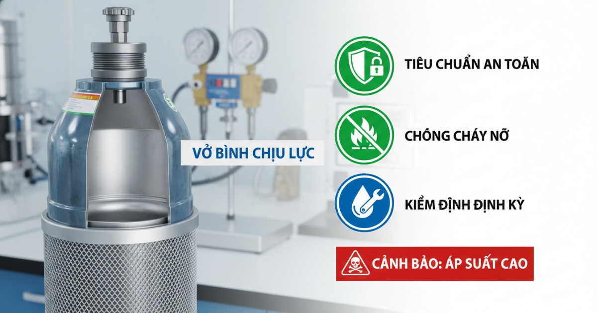 Vai trò của vỏ bình và các tiêu chuẩn an toàn