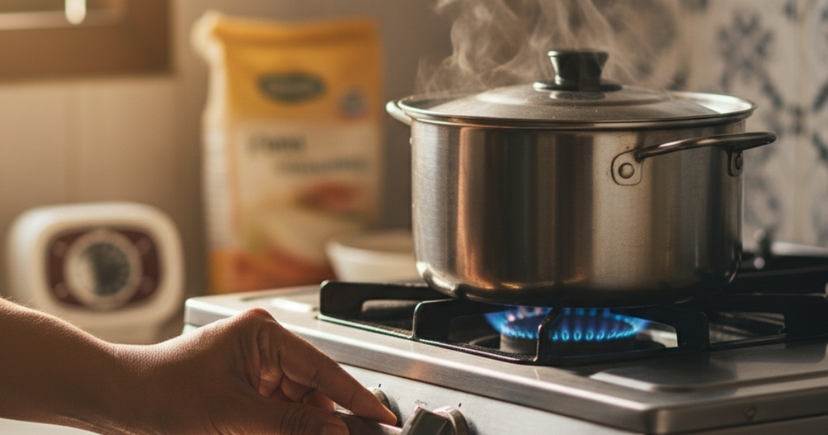 Bí quyết căn chỉnh lửa khi nấu cơm bếp ga