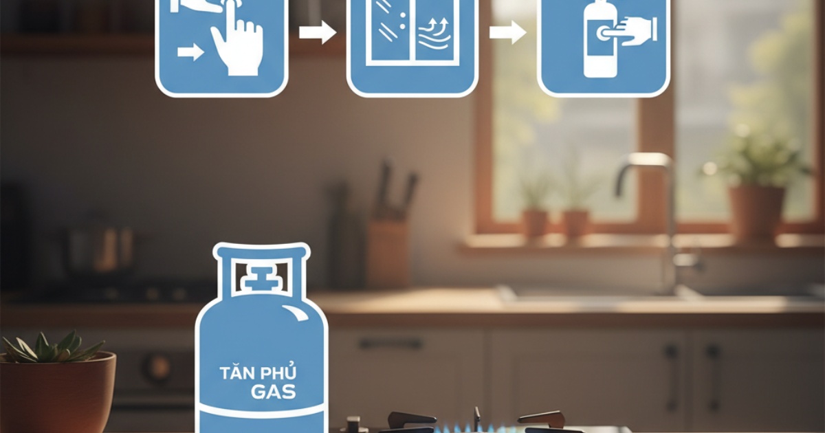 Hướng dẫn sử dụng gas Tân Phú an toàn tại nhà