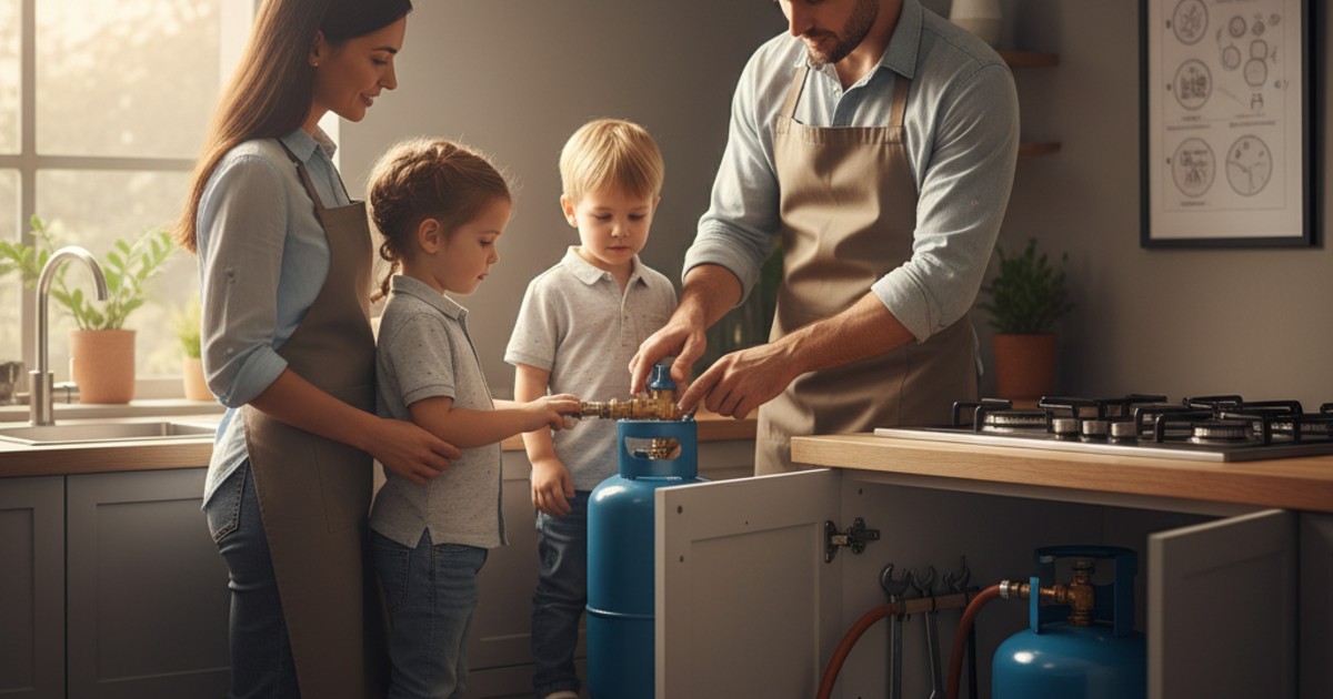 Tầm quan trọng của việc biết cách để bình ga an toàn